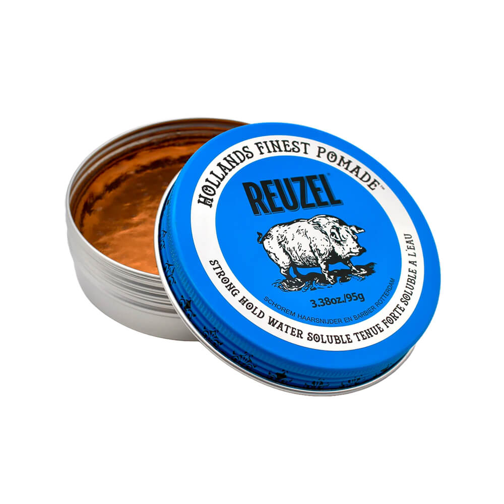 Reuzel Blue Strong Hold High Sheen pomada za jako učvršćivanje kose 95g (1)